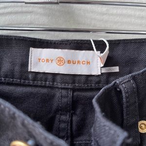 TORY BURCH NEVER WORN BLACK BOOTCUT DENIM SIZE 26